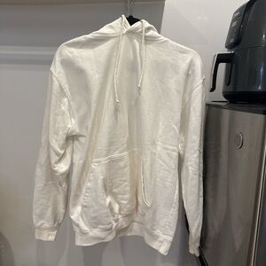 White Hoodie Sweater